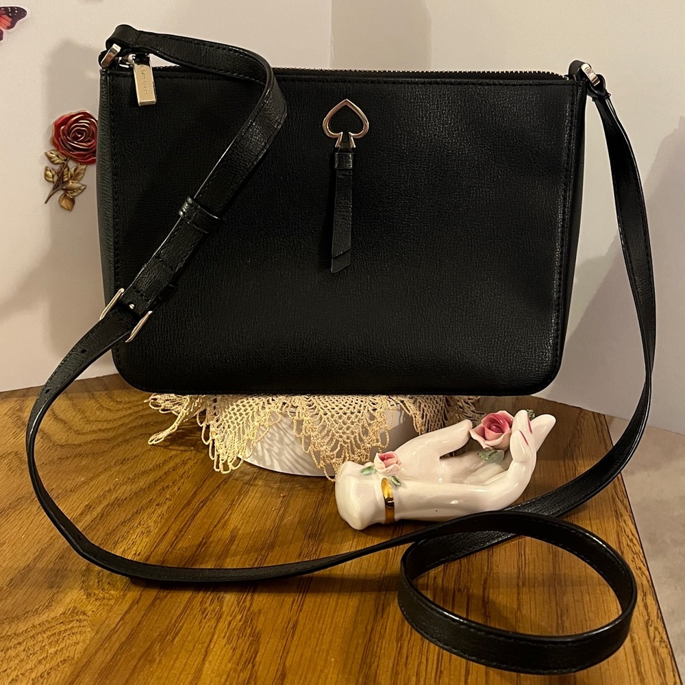Kate Spade Black Leather Crossbody